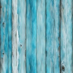 Wall Mural - blue wood texture