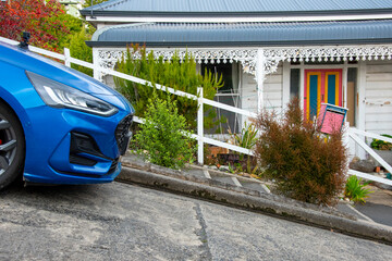 Poster - Steepest Street in the World - Dunedin - New Zealand