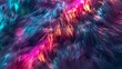 Dark fur texture with holographic tones, abstract background