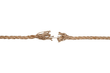 Damage rope isolated transparent