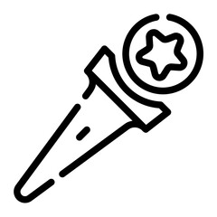 Wall Mural - light stick line icon