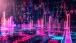 Neon Financial Market Analysis Bacjground