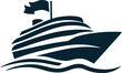 ship silhouette logo template