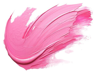 PNG Pink brush stroke paint white background splattered.