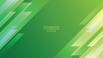 Wall Mural - Abstract green gradient diagonal shape light and shadow background. Green gradient abstract geometric futuristic background. Modern abstract background gradients green color