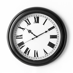 Tick Tock Wall Clock with Black and White Face Design for Urgent Deadlines and Time Management