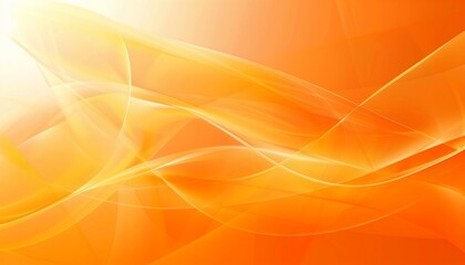 Wall Mural - AI generated illustration of a vibrant orange background with swirl patterns