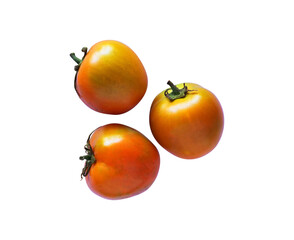 Wall Mural - tomatoes isolated on white