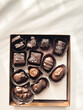 Assorted chocolates in a box, elegant presentation