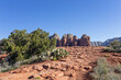 Hiking Trail in Desert Landscape in Arizona