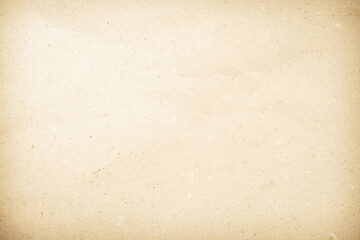 Wall Mural - Old paper vintage texture surface for background. Recycle pale brown paper crumpled texture, Cream color recycled kraft paper texture blank with copy space for text.