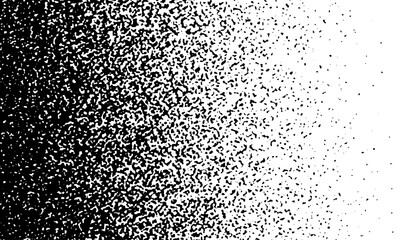 Aufkleber - Black on white background. Black and white dissolve halftone grunge effect. PNG Overlay illustration with trasparent