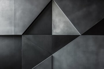 Minimalist and contemporary abstract geometric monochrome background with textured surface, featuring black and white elements, perfect for interior design and photography backdrops