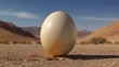 egg in the sand