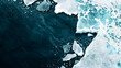 地球温暖化の流氷のイメージの背景画像