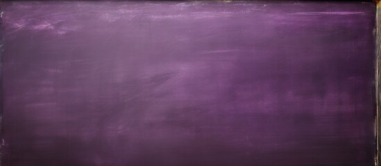 Poster - Copy space image of a purple blackboard with a blank chalkboard texture