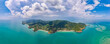 Island Koh Lanta with beautiful panoramic bird's-eye view Krabi Province, Thailand, Asia