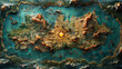 Explorer Atlas: A Fantasy Map of Uncharted Mystical Lands