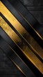Gold and black stripes on a wooden background.