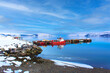 Kirkenes fishing port in Norway, last city before Russia