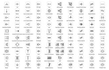 BNC female connector axis view vector image | Free SVG