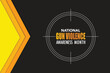 © yassine - Gun Violence Awareness Month background or banner design template celebrated in june. vector illustration.
