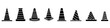 Traffic cone icon vector set. Road token. Accident symbol collection. Crash logo.