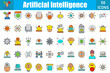 © Pexelpy - Artificial Intelligence 50 web icons in outline filled style