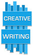 Creative Writing Blue Vertical Squares Boxes 