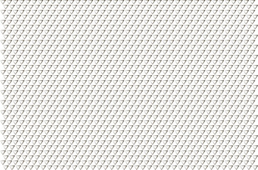 Wall Mural - Seamless pattern. Black outline. Gradient. Small triangle in a checkerboard pattern on a white background. Flyer background design, advertising background, fabric, clothing, texture, textile pattern