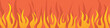 fire flames banner - vector illustration