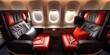  Luxurious First Class Cabin of a Small Private Plane - 4K Wallpaper,Small aircraft first class section