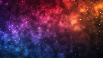 Wall Mural - A colorful background with a lot of stars and a blue sky