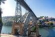 Ponte Luiz I. bridge in Porto Portugal over douro river