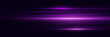 Abstract purple and neon lines. Glowing stripes with a glare of light.