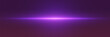 Abstract purple line of light on a transparent background. A bright flash of light on the line.