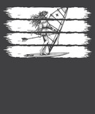 Fototapeta Młodzieżowe - Windsurfing girl Windsurf Shirt Retro Style Sunset Vintage T-Shirt design vector, Windsurfing girl shirt, Windsurf Shirt, Retro Style, Sunset, Vintage T-Shirt design
