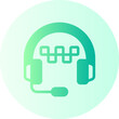 headset gradient icon