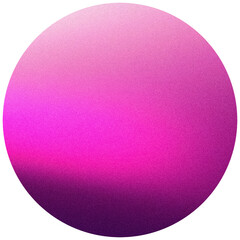 Poster - Textured spherical object displaying a smooth transition from pink to purple