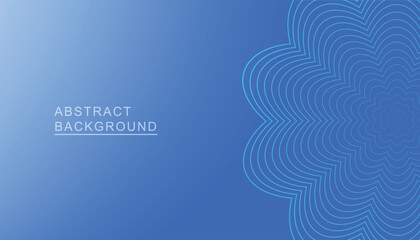 Aufkleber - Abstract blue banner design templates, wavy or curved lines background