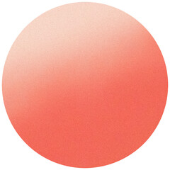 Poster - Grainy textured sphere with a smooth red to pink gradient