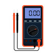 © ST.art - Digital Multimeter Equipment Tool for Electricians and Technicians, Vector Flat Illustration Design