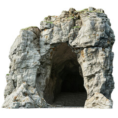 Wall Mural - Big empty rock cave with entrance clip art