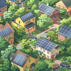 Collaborative Community Solar Project: An of Sustainable Energy Benefiting Multiple Households