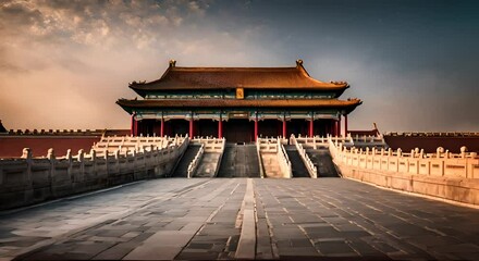 Wall Mural - Chinese temple in china.