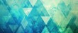 © muhamad - Abstract geometric pattern showcasing blue and green background with layered triangles.