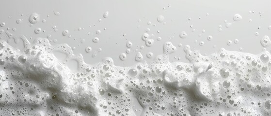 Close Up of Water Droplets on a White Surface