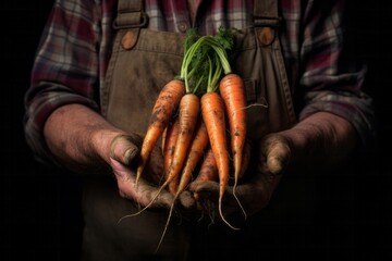 Wall Mural - Fresh Harvest of Carrots