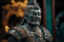 Ancient Chinese Warrior Statue
