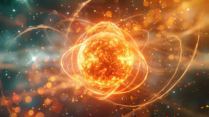 Wall Mural - energy ball, bubble, plasma, matter, sphere, 3d